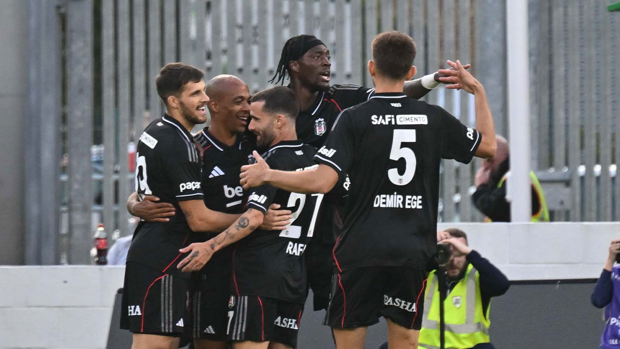 Beşiktaş, St. Patricks's'i deplasmanda dağıttı! Abraham resitali - 1. Resim