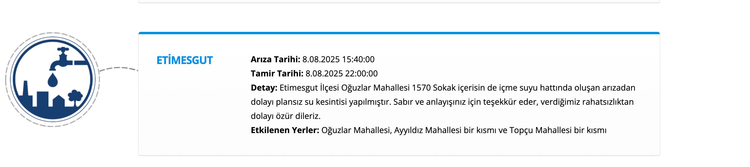 Etimesgut, Pursaklar, Polatlı, Beypazarı su kesintisi listesi: ASKİ duyurdu, Ankara'da sular ne zaman, saat kaçta gelecek? - 5. Resim