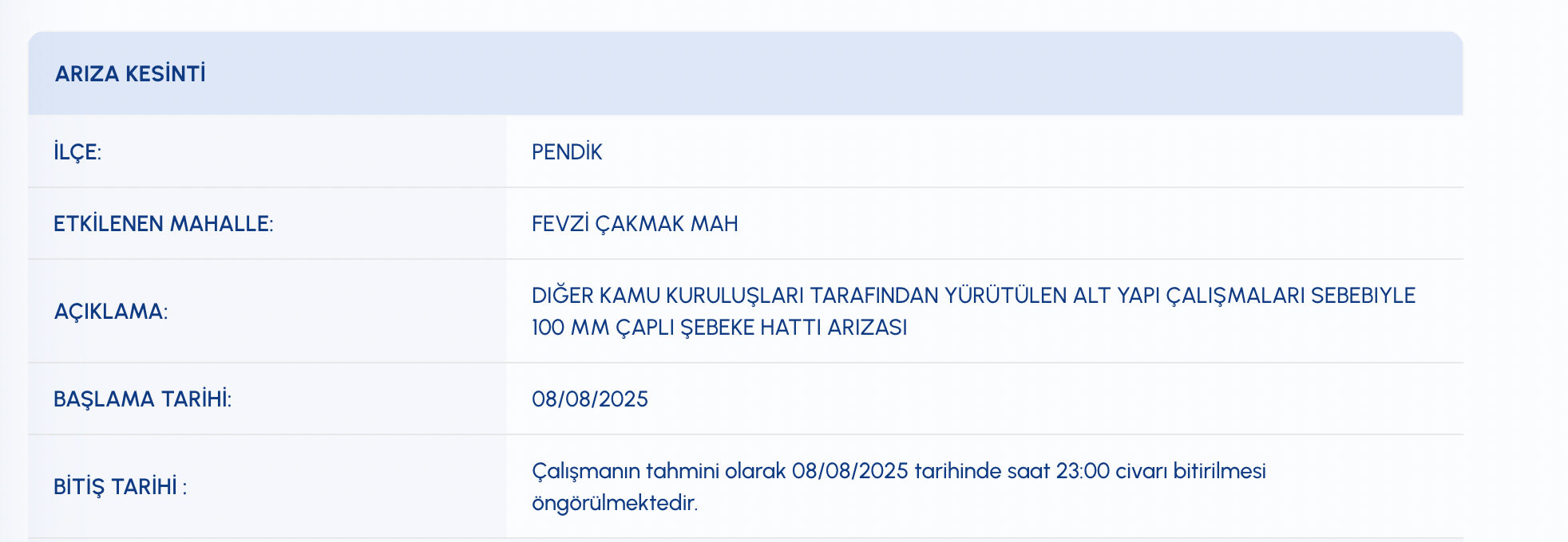 Pendik su kesintisi: İSKİ listeyi paylaştı, Pendik'te sular ne zaman gelecek? - 1. Resim