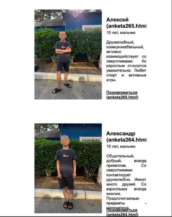 Rusya'dan kan donduran hareket! Öksüz kalan Ukraynalı çocuklar 'seçilerek' alınıyor! ''Köle kataloğundan farksız'' - 1. Resim