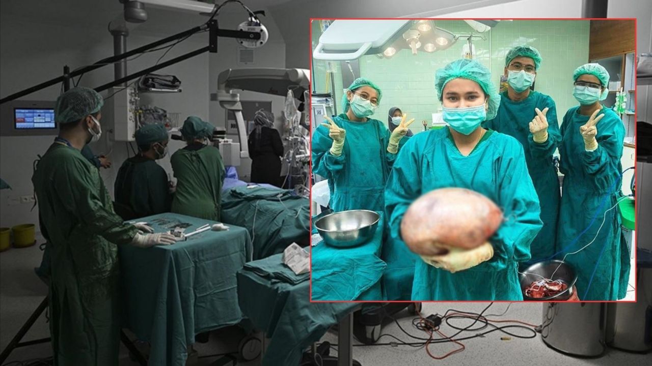 Şişkinlik ve nefes alamama şikayetiyle başvurmuştu! Karnından çıkan doktorları bile hayrete düşürdü