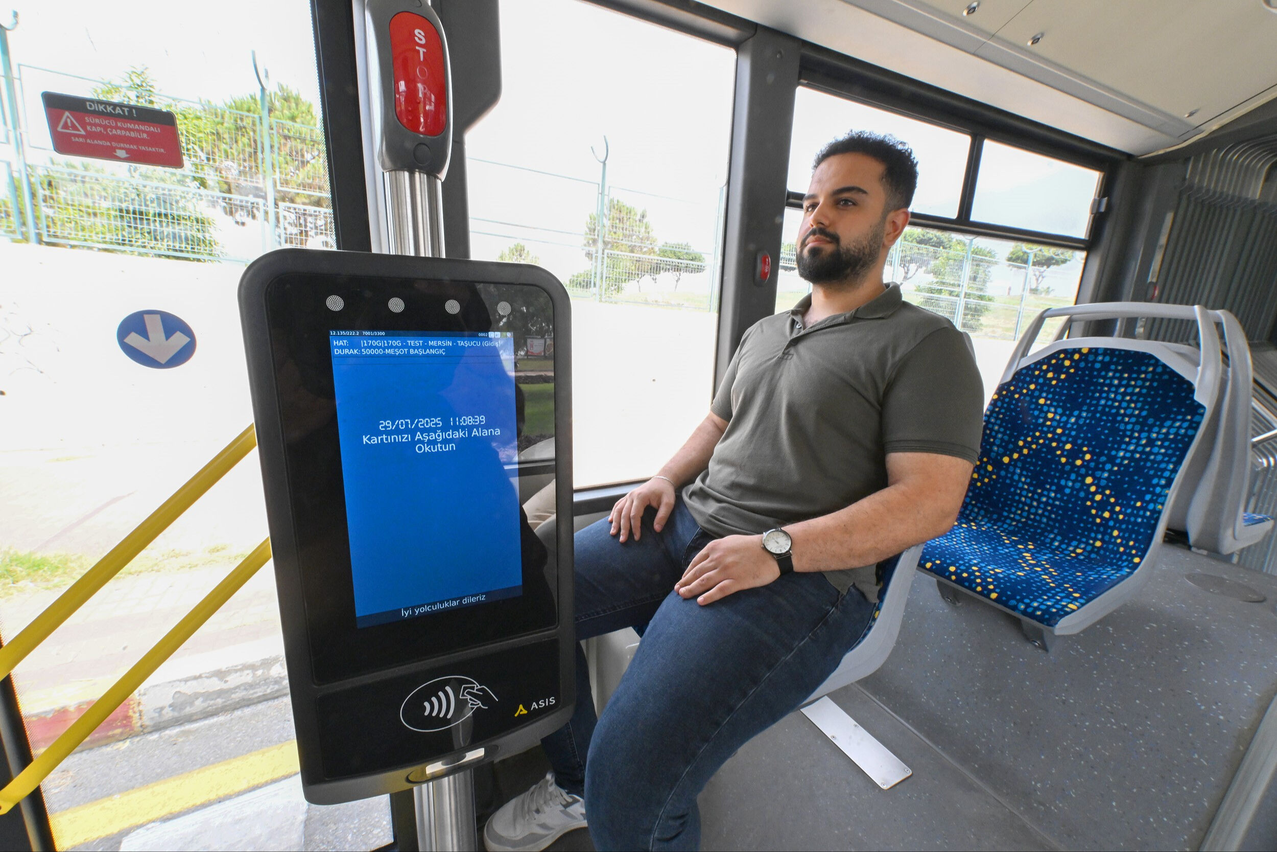 Türkiye'de bir ilk! Belediye otobüslerinde 