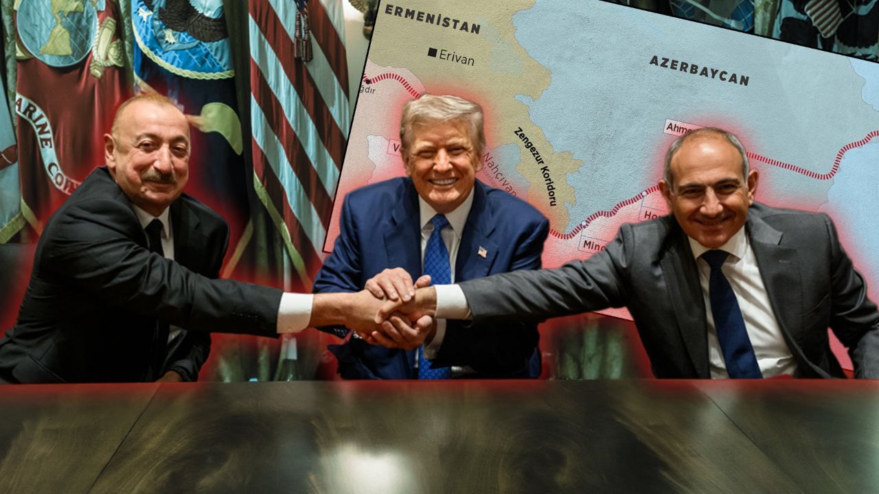 Beyaz Saray&#039;da barış masası! Trump, Aliyev ve Paşinyan anlaşmayı imzaladı