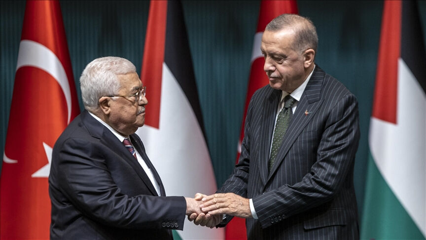 Cumhurbaşkanı Erdoğan'dan Gazze diplomasisi! Abbas ile görüştü - 1. Resim