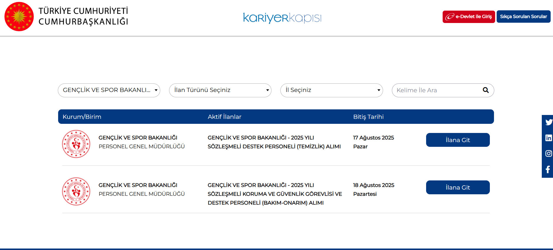 GSB 4 bin 400 personel alımı kadro dağılımı nasıl? Başvurular başladı - 1. Resim
