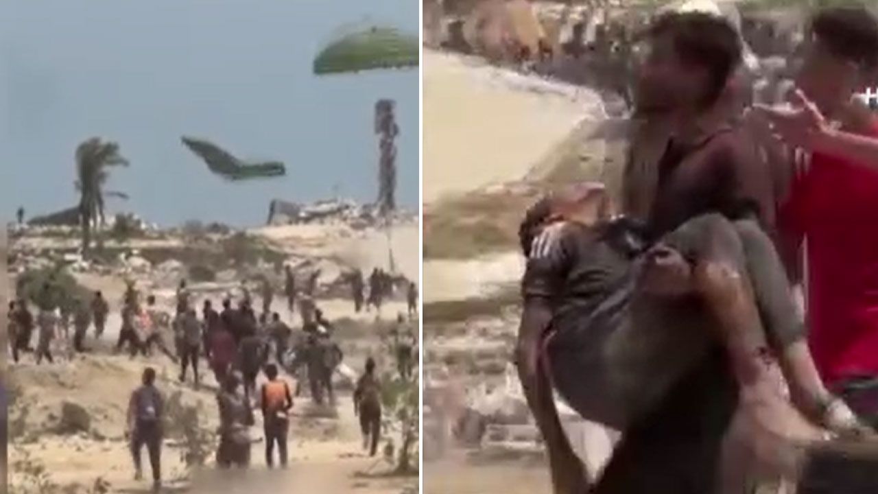 Havadan bırakılan yardım malzemesinin altında kaldı! Gazze'de bir çocuk daha açlık krizine kurban gitti Havadan bırakılan yardım malzemesinin altında kaldı! Gazze'de bir çocuk daha açlık krizine kurban gitti