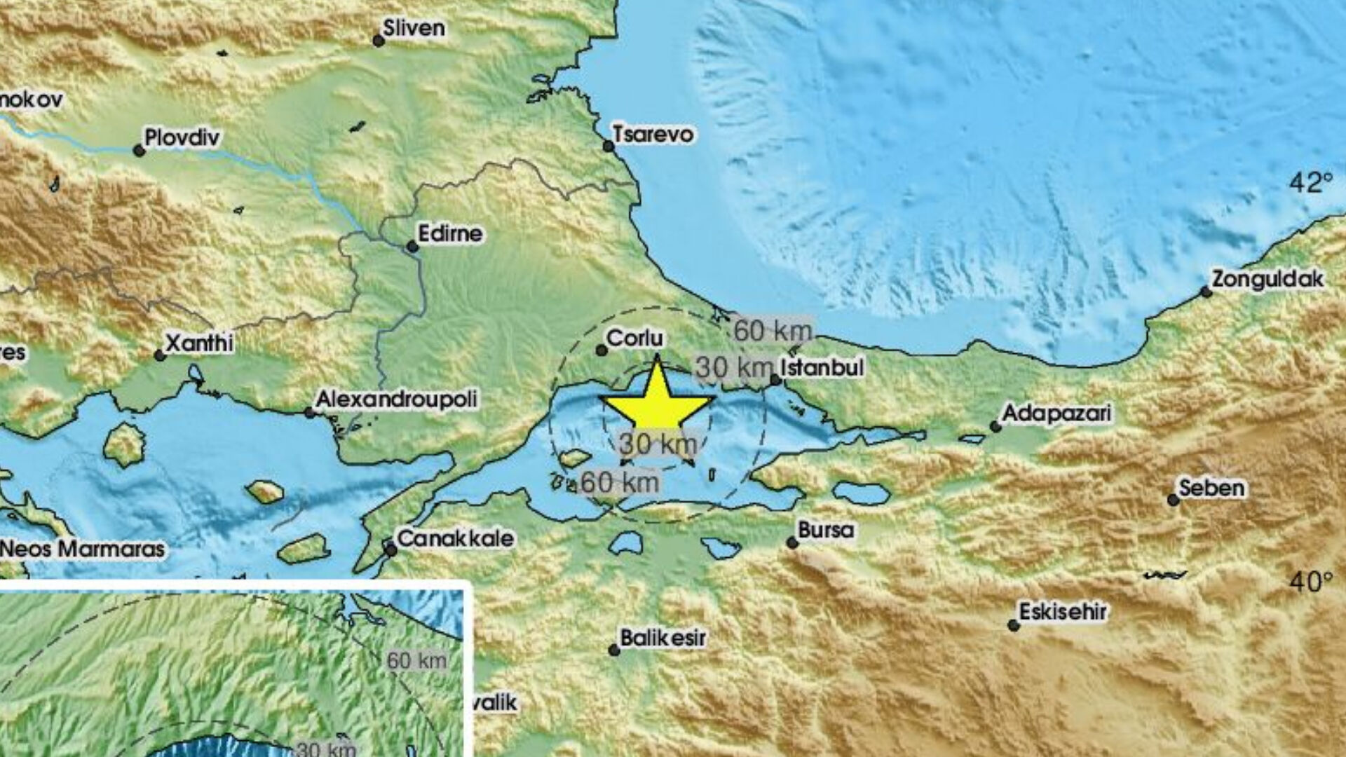 İstanbul'da hissedilen bir deprem oldu! İstanbul'da hissedilen bir deprem oldu! - 1. Resim