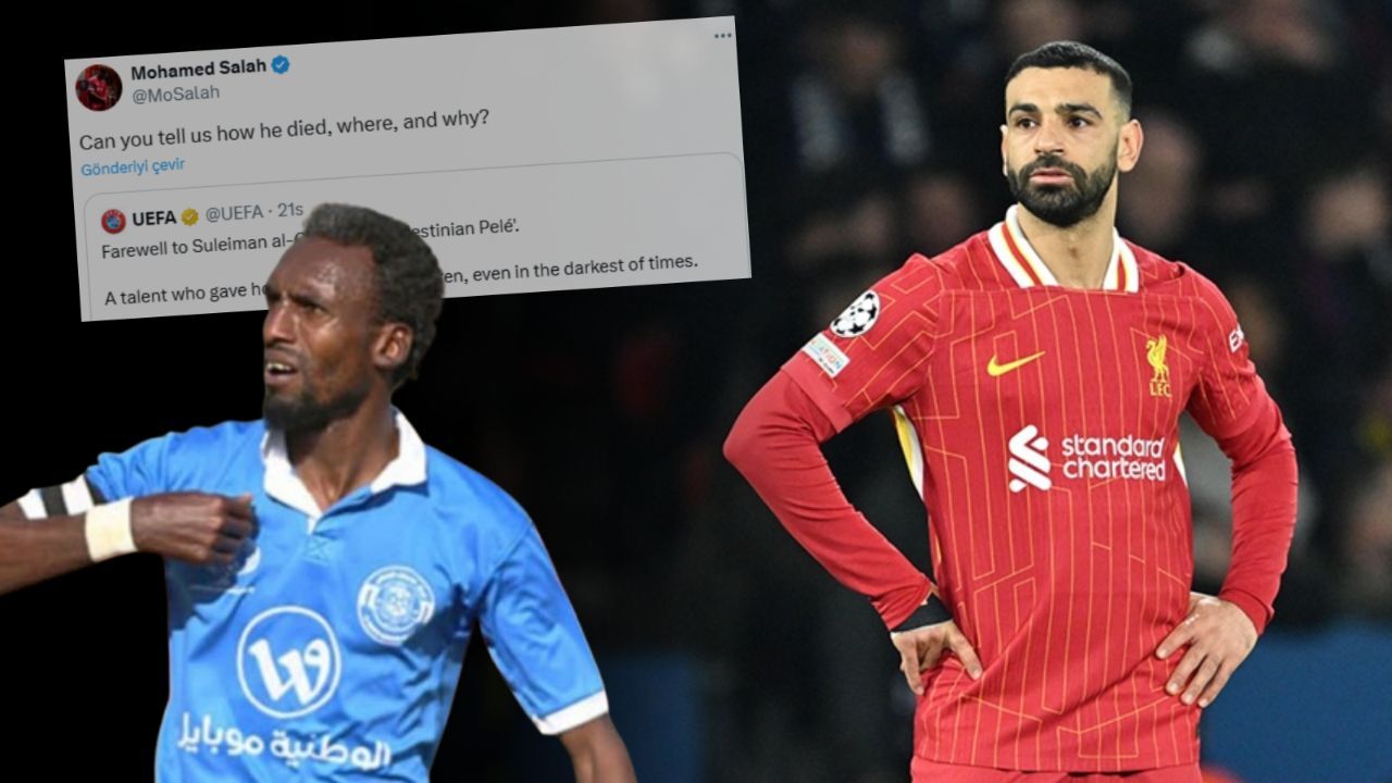 Salah'tan UEFA'nın "Filistinli Pele" paylaşımına tepki! "Nasıl, nerede ve neden öldü" Salah'tan UEFA'nın "Filistinli Pele" paylaşımına tepki! "Nasıl, nerede ve neden öldü"
