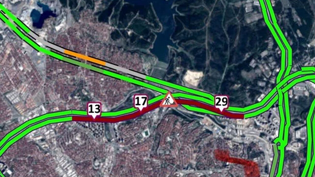 İstanbul'da yola çıkacaklar dikkat! Pazar trafiği... - 1. Resim