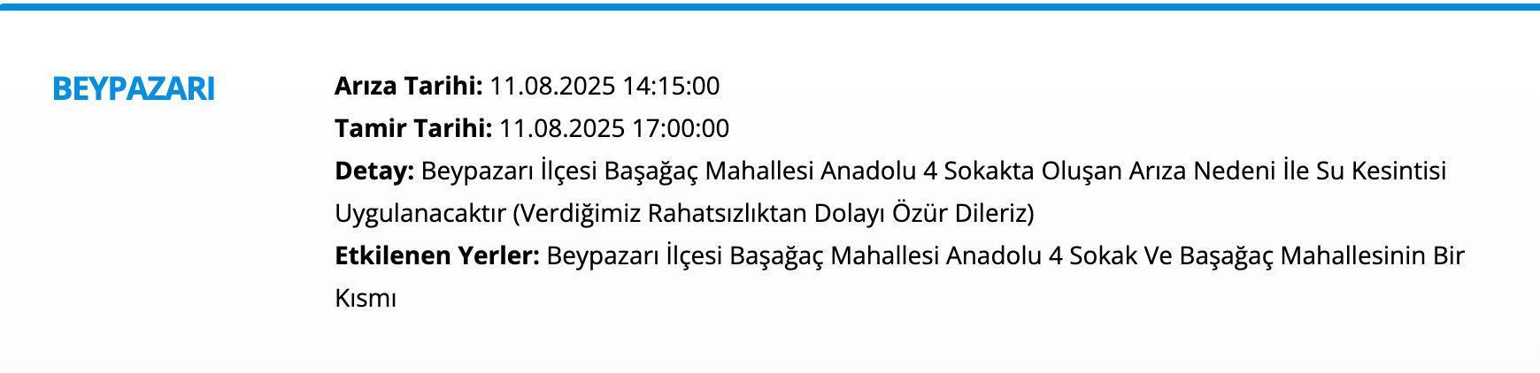 Ankara Sincan su kesintisi son dakika! ASKİ duyurdu, Ankara'da sular ne zaman gelecek? - 5. Resim