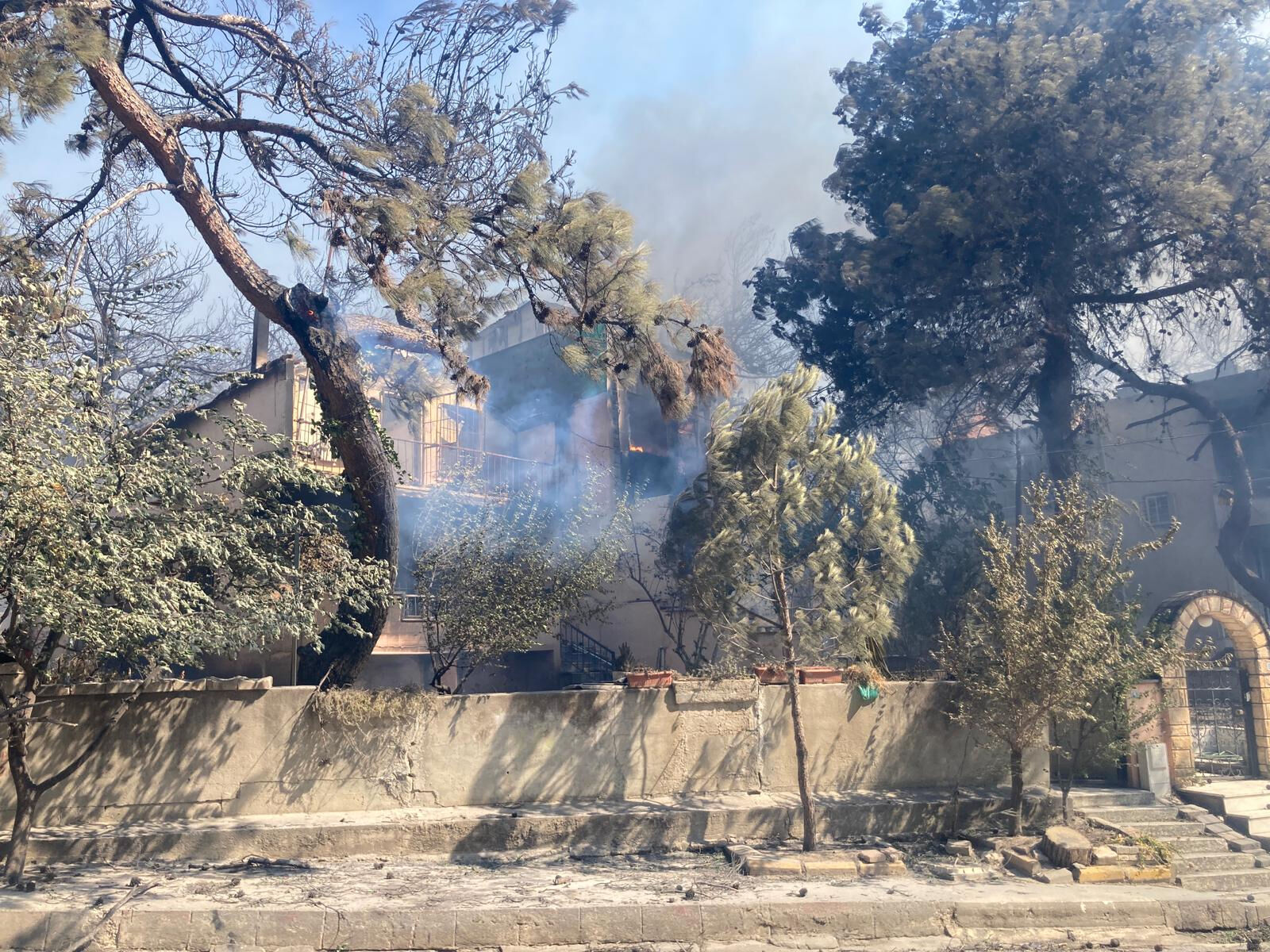 Çanakkale Güzelyalı yangın son dakika: Yangın söndürüldü mü, neden çıktı? - 3. Resim