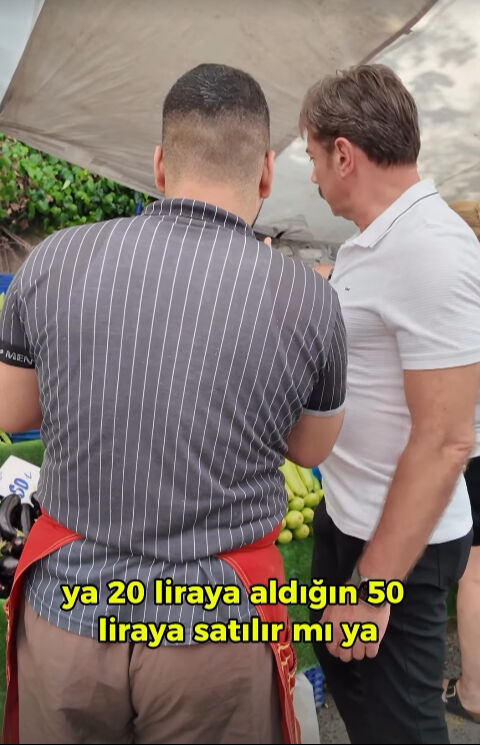 Hakan Bahadır'dan pazarcıya domates fiyatı tepkisi: Ya mübarek sanki bilmiyoruz - 1. Resim