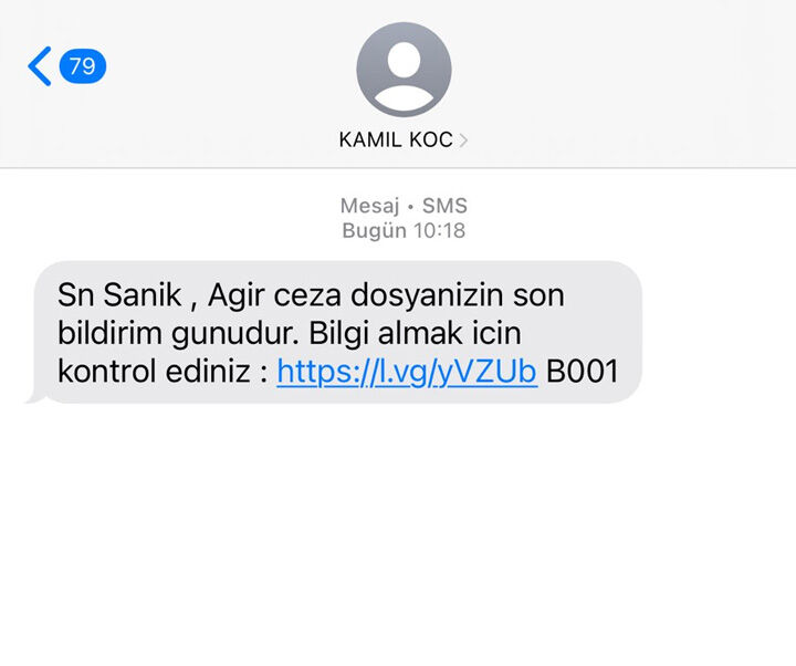 Kamil Koç'un SMS sistemi hacklendi! Gelen mesajı gören kullanıcılar şaşırdı - 3. Resim