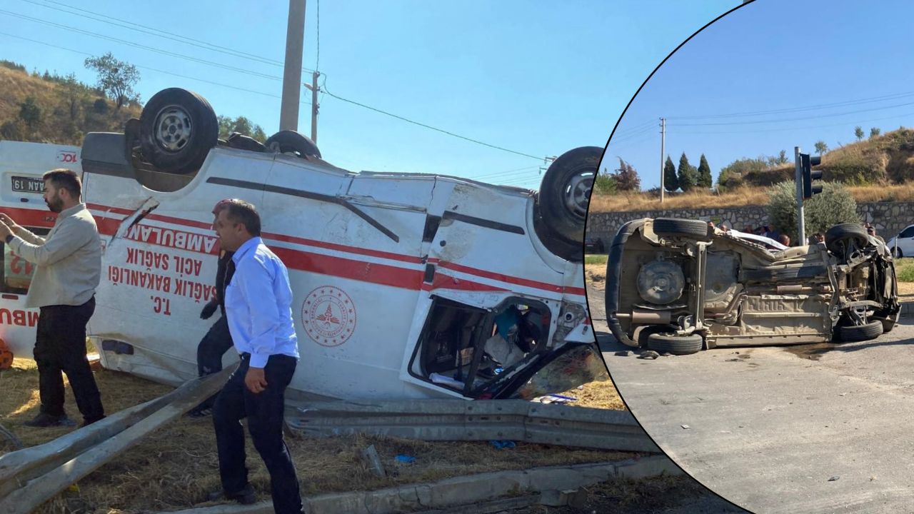 Manisa&#039;da korkunç ambulans kazası! 1 ölü çok sayıda yaralı var
