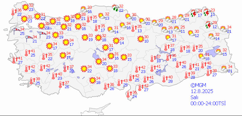 Meteoroloji'den 5 günlük hava durumu raporu: Sıcaklık kavuracak, fırtına iki bölgeyi vuracak - 2. Resim