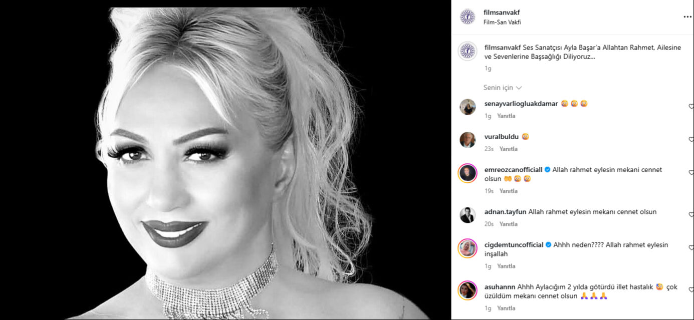 Ünlü şarkıcı Ayla Başar'dan kötü haber geldi! Hayatını kaybetti Ünlü şarkıcı Ayla Başar'dan kötü haber geldi! Hayatını kaybetti - 4. Resim