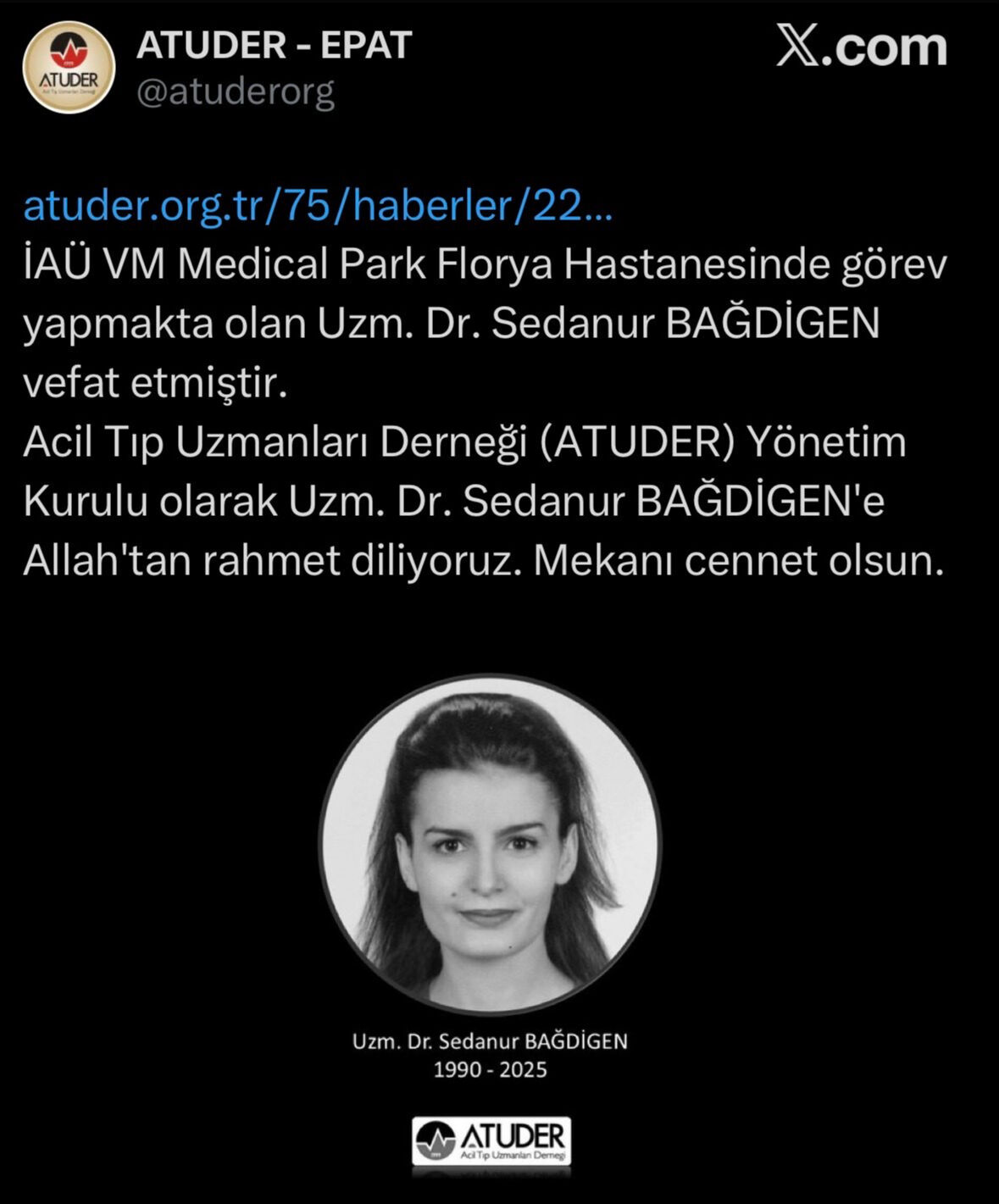 Milli takım doktorunun esrarengiz ölümü! Sedanur Bağdigen hayatını kaybetti - 2. Resim