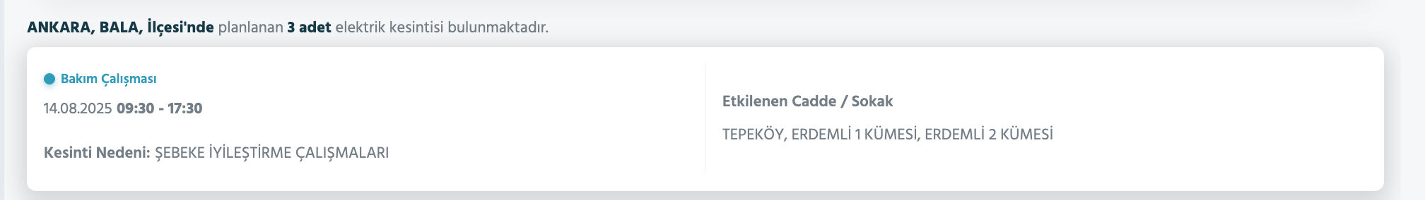 Ankara elektrik kesintisi sorgulama: Başkent EDAŞ duyurdu! Ankara'da elektrikler ne zaman gelecek? Polatlı, Pursaklar... - 13. Resim