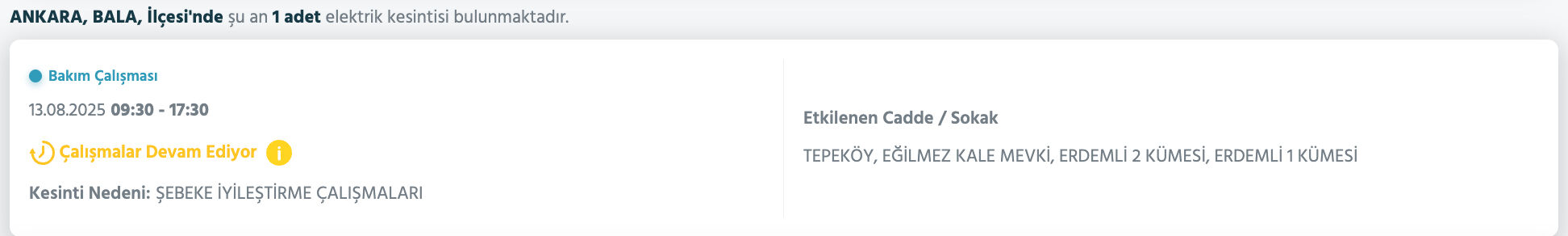 Ankara elektrik kesintisi sorgulama: Başkent EDAŞ duyurdu! Ankara'da elektrikler ne zaman gelecek? Polatlı, Pursaklar... - 14. Resim