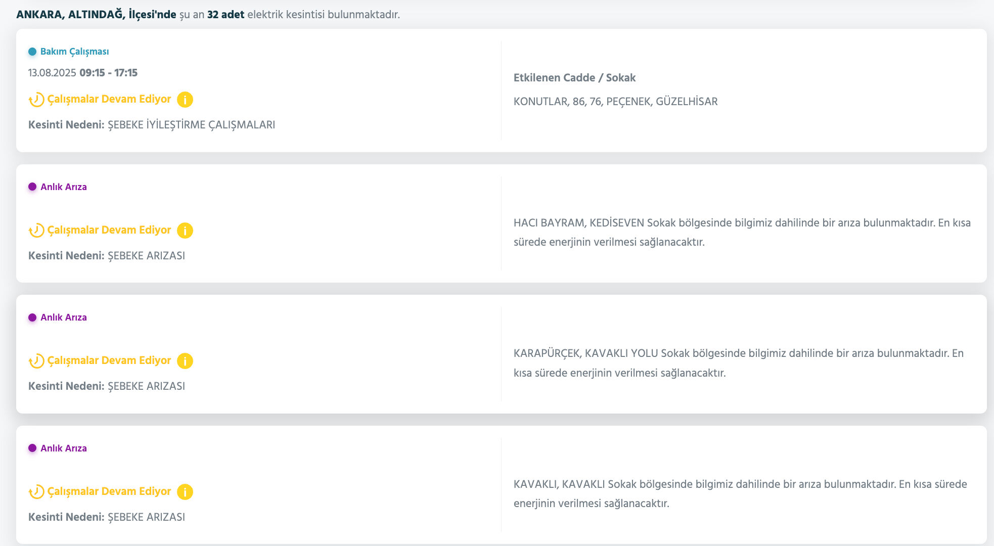 Ankara elektrik kesintisi sorgulama: Başkent EDAŞ duyurdu! Ankara'da elektrikler ne zaman gelecek? Polatlı, Pursaklar... - 10. Resim