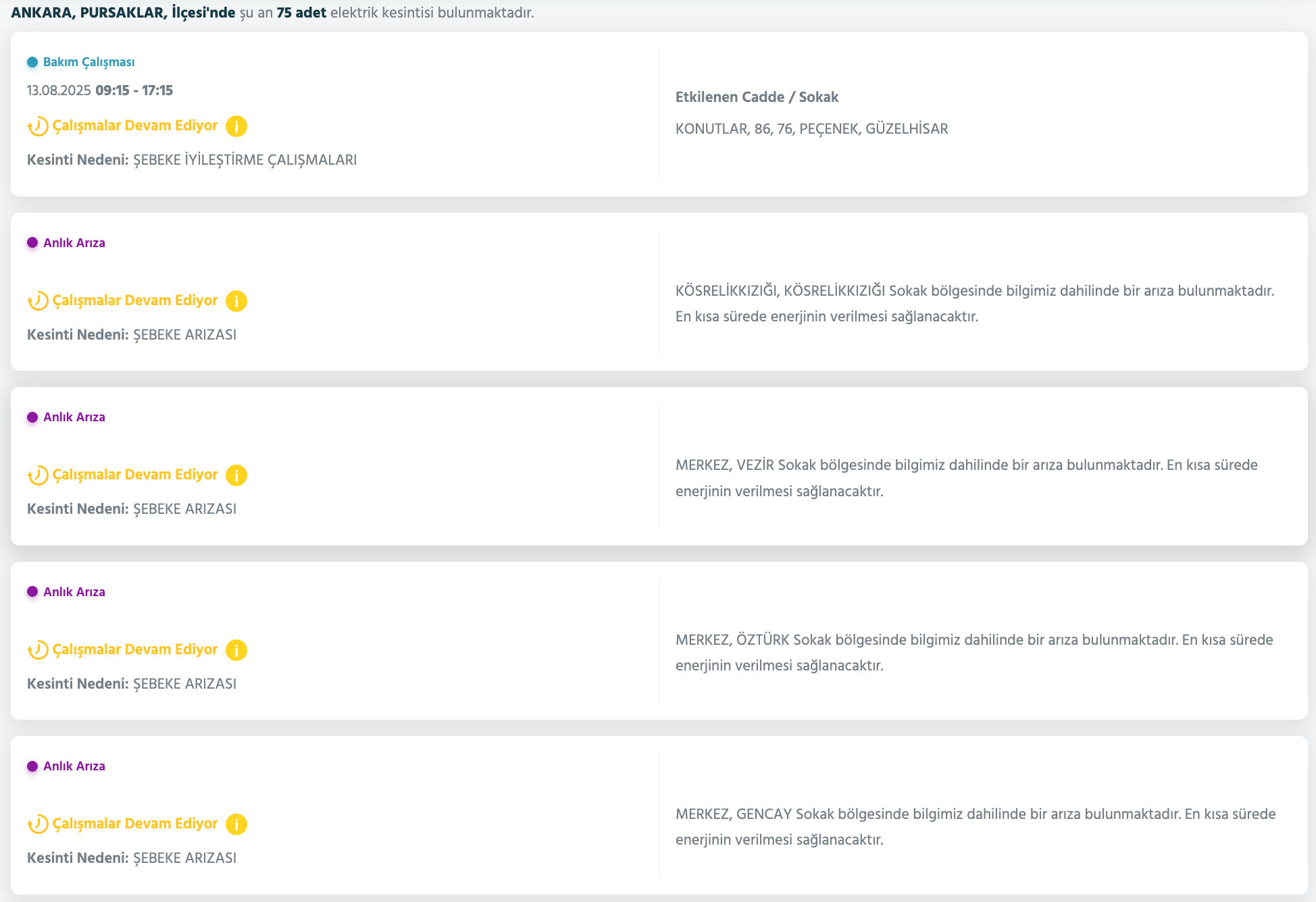 Ankara elektrik kesintisi sorgulama: Başkent EDAŞ duyurdu! Ankara'da elektrikler ne zaman gelecek? Polatlı, Pursaklar... - 5. Resim