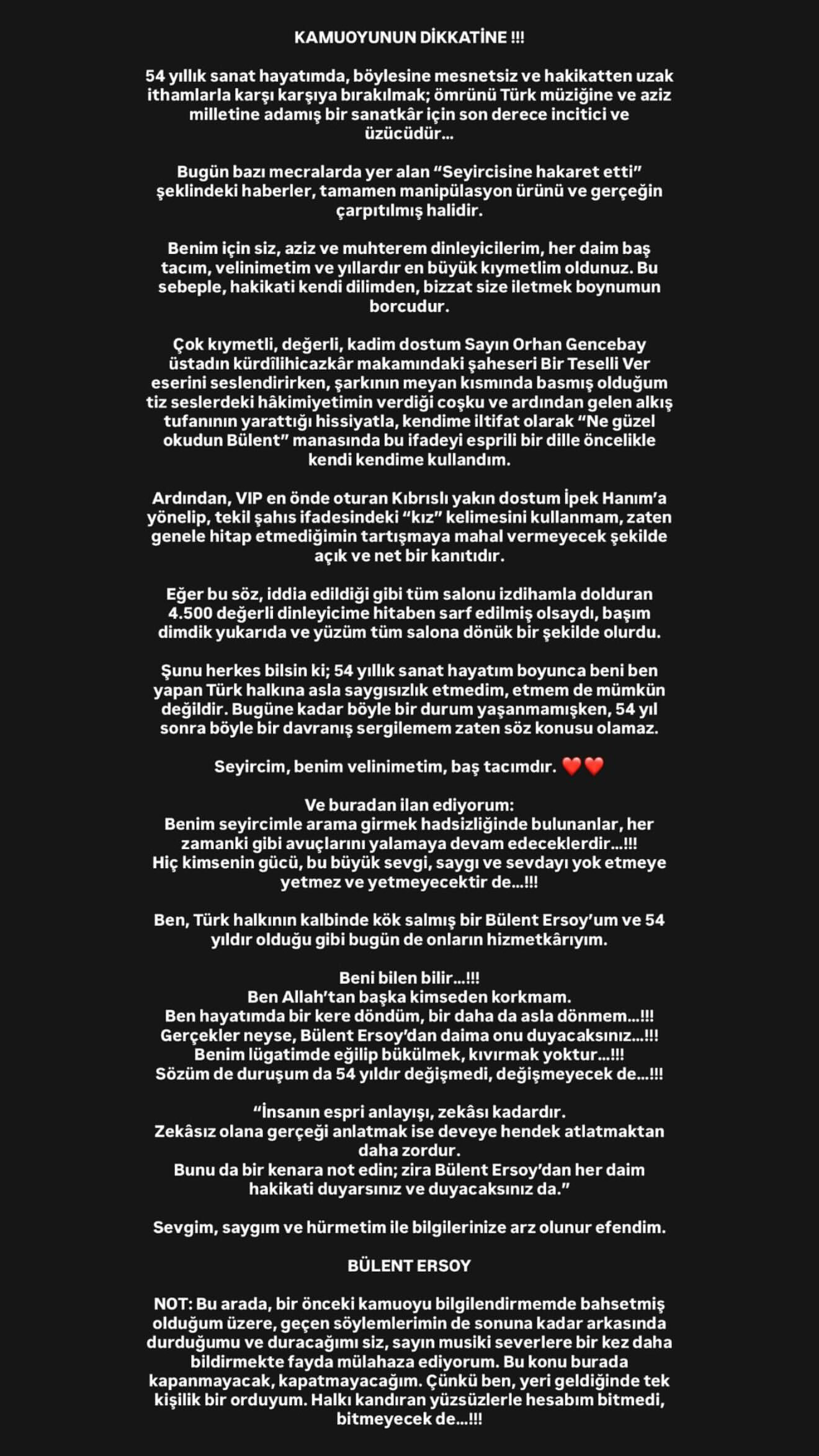 Antalya konserinde olay! Bülent Ersoy ‘seyirciye küfür etti’ iddiasına sert çıktı - 1. Resim