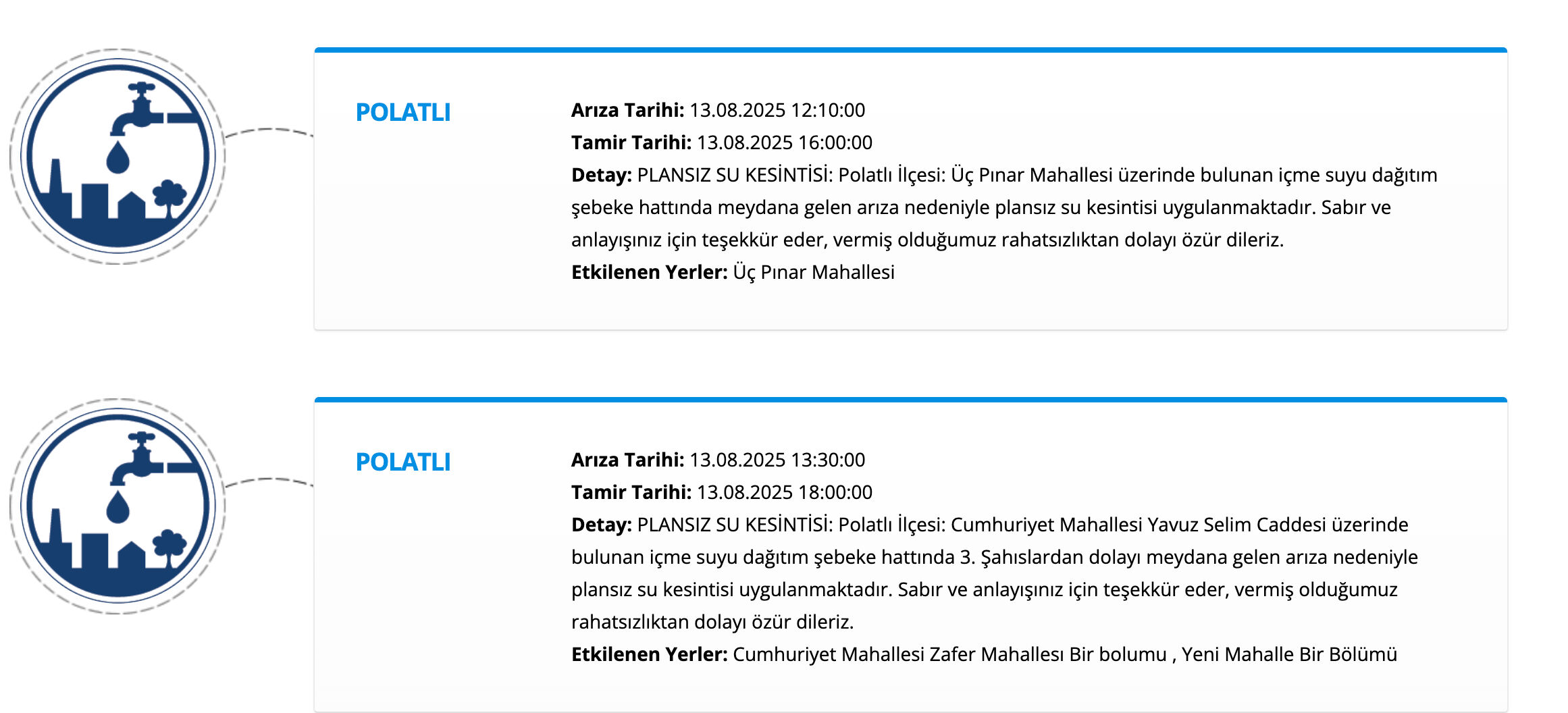 ASKİ su kesintisi sorgulama! Ankara'da sular ne zaman gelecek, saat kaçta? Sincan, Polatlı, Çubuk... - 3. Resim