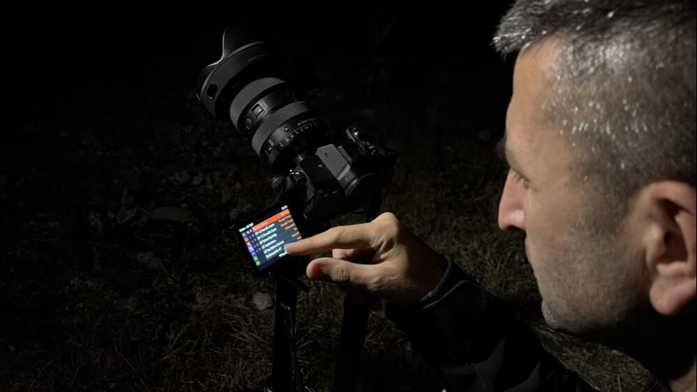 Gece saatlerinde ormana akın ettiler! 