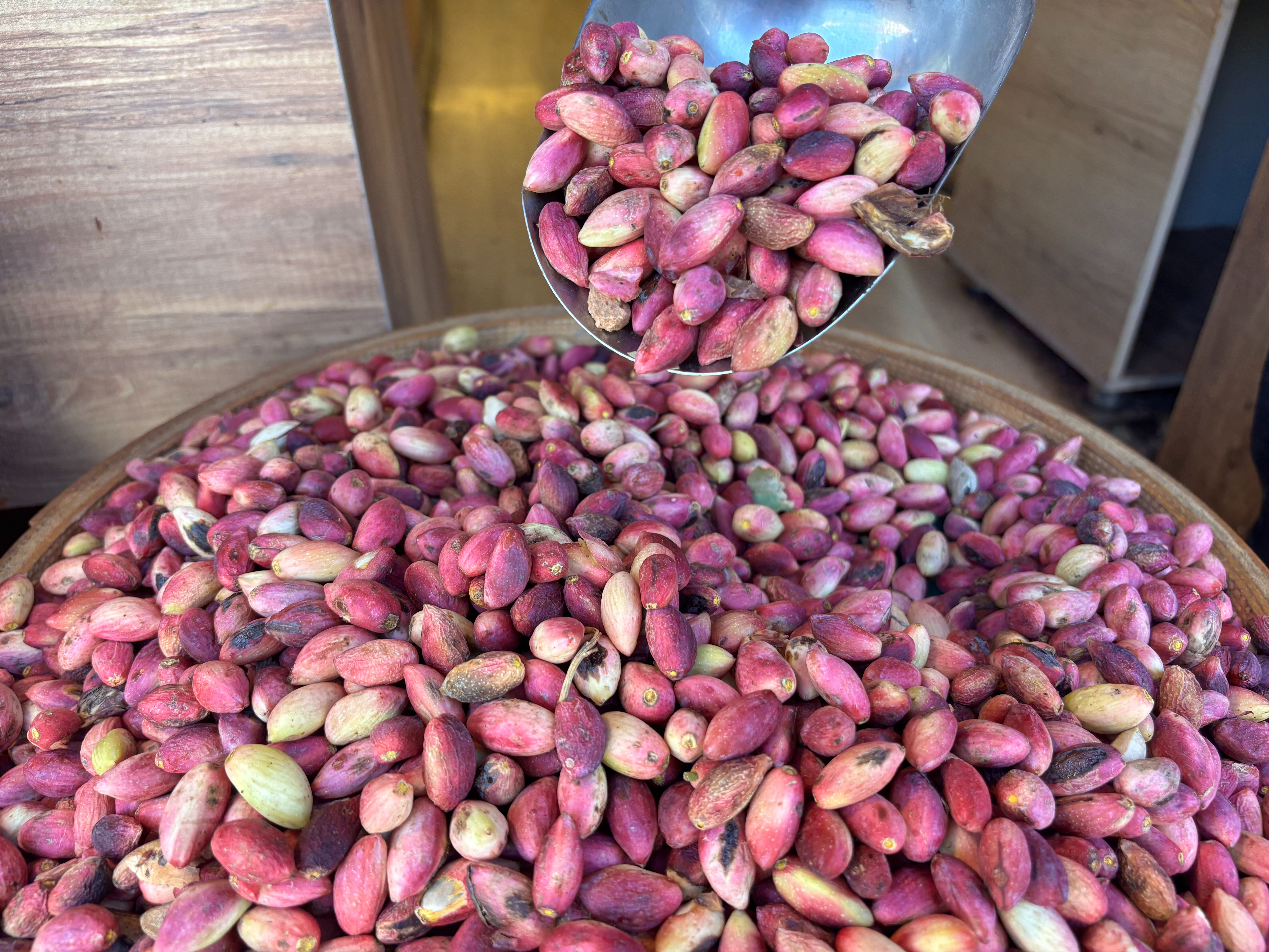 Hasat başladı, Antep fıstığı tezgahlarda yerini aldı! Fiyatını duyan geri adım atıyor - 2. Resim