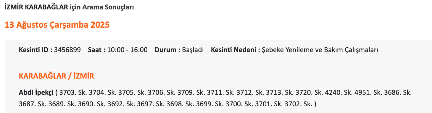 İzmir Karşıyaka elektrik kesintisi: GEDİZ Elektrik'ten vatandaşlara uyarı geldi! İzmir'de elektrikler ne zaman, saat kaçta gelecek? - 16. Resim