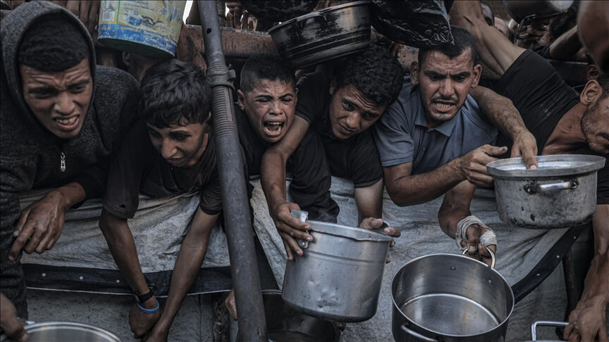 İşgalci İsrail 'açlık silahı' ile vuruyor! Gazze'de 1 milyondan fazla çocuk tehlike altında - 3. Resim