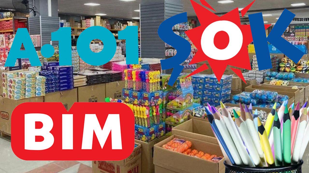 Kırtasiye malzemeleri A101 BİM ve ŞOK&#039;a geldi mi, ne zaman gelecek?