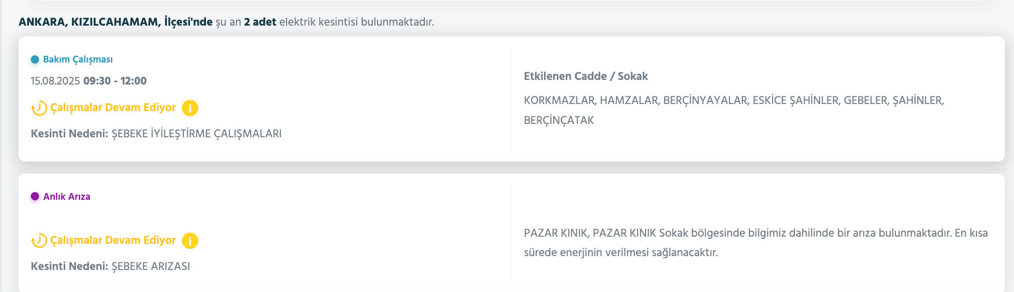 Ankara elektrik kesintisi sorgulama: 15 Ağustos’ta Ankara’da elektrikler ne zaman gelecek? - 13. Resim