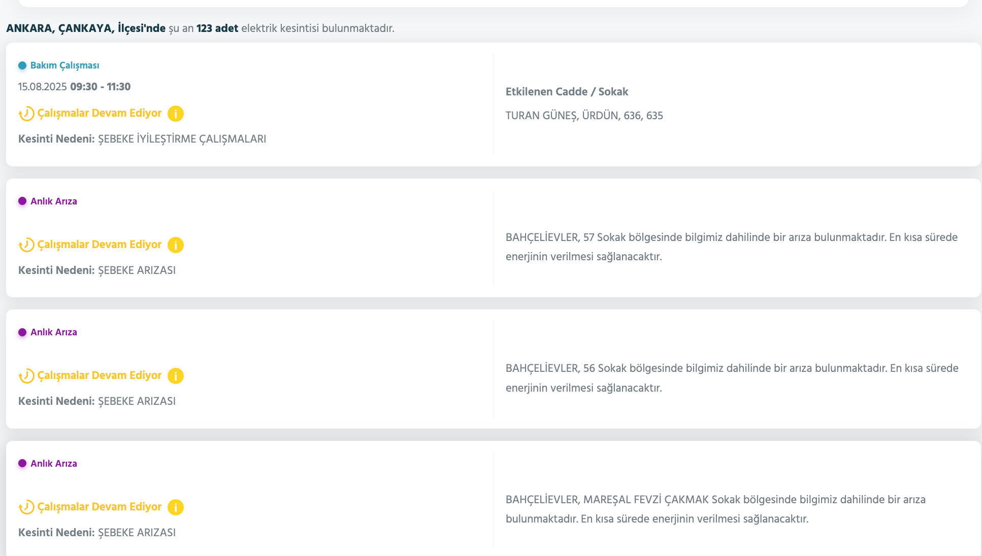 Ankara elektrik kesintisi sorgulama: 15 Ağustos’ta Ankara’da elektrikler ne zaman gelecek? - 8. Resim
