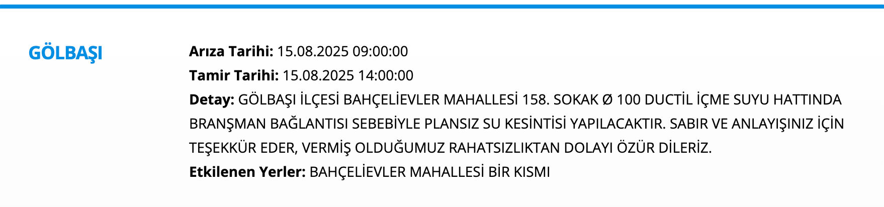 ASKİ planlı su kesintisi takvimi: Ankara'da bugün sular ne zaman gelecek? Güncel kesinti listesi belli old - 5. Resim