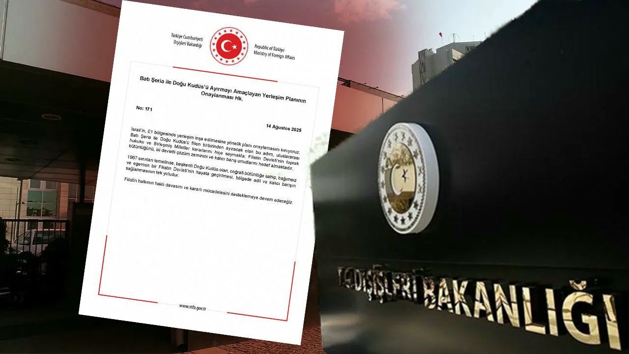  -Türkiye'den İsrail'in işgal planına sert tepki