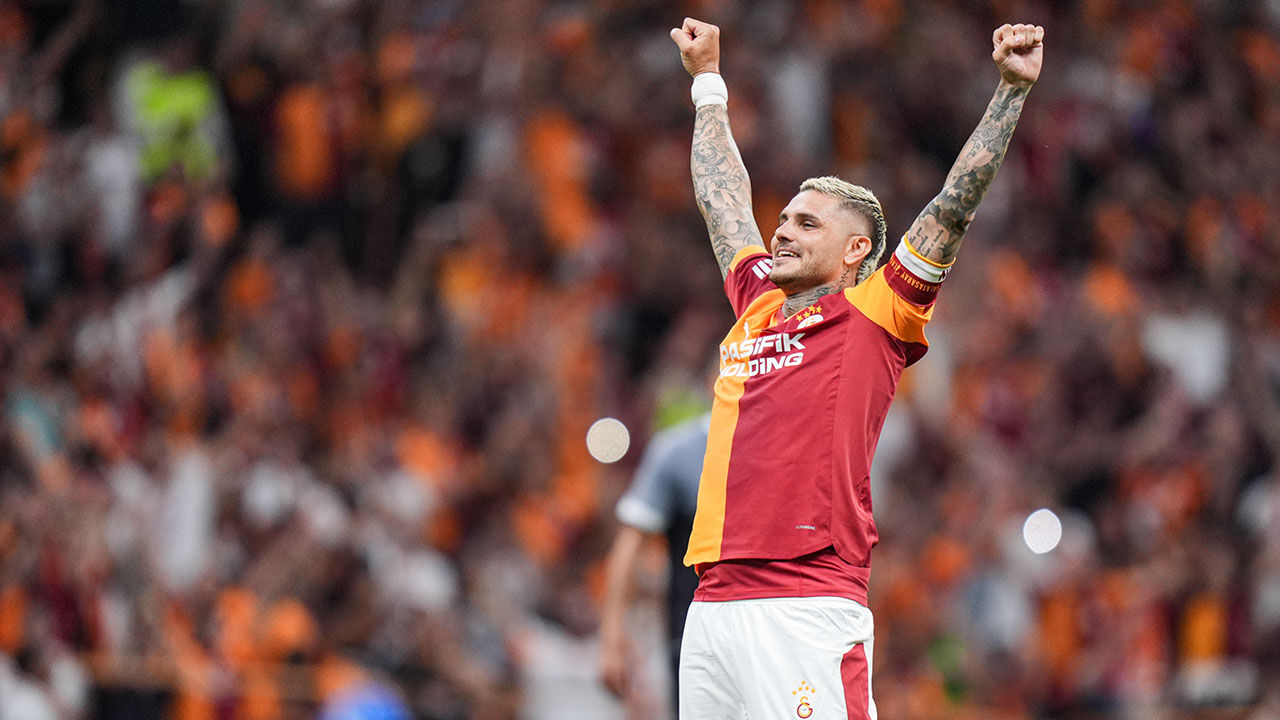 Galatasaray evinde Fatih Karagümrük'ü kolay geçti! Icardi sahalara golle döndü - 1. Resim