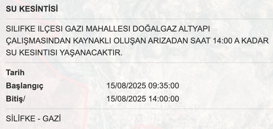 MESKİ su kesintisi sorgulama: Mersin'de sular ne zaman, saat kaçta gelecek? - 6. Resim