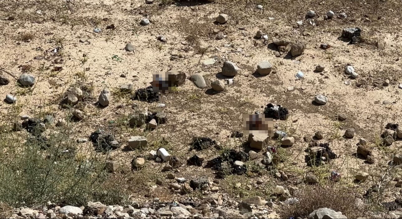 Utanç verici görüntüler! Mezarlığın dibine alkol şişesi bıraktılar, mahalleli tepkili - 1. Resim