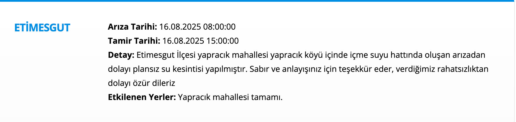 Ankara su kesintisi: ASKİ duyurdu, Ankara'da sular ne zaman gelecek? - 5. Resim