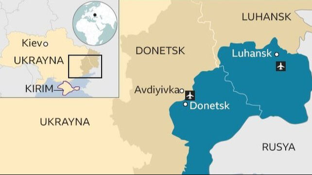 Rusya açıkladı: Ukrayna'da iki bölgeyi ele geçirdik! - 1. Resim