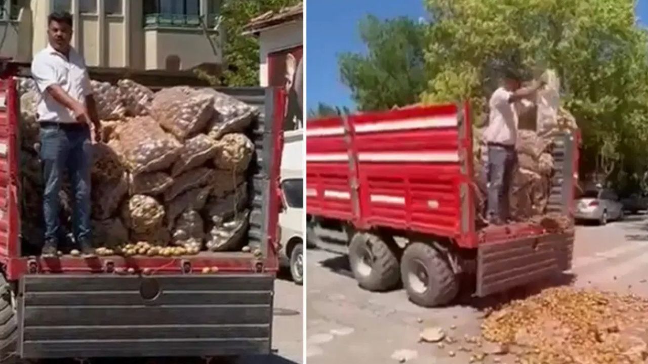 Bir kamyon patatesi köy meydanına dökmüştü: Bakanlık, CHP&#039;li başkan için harekete geçti! Hem para cezası hem soruşturma