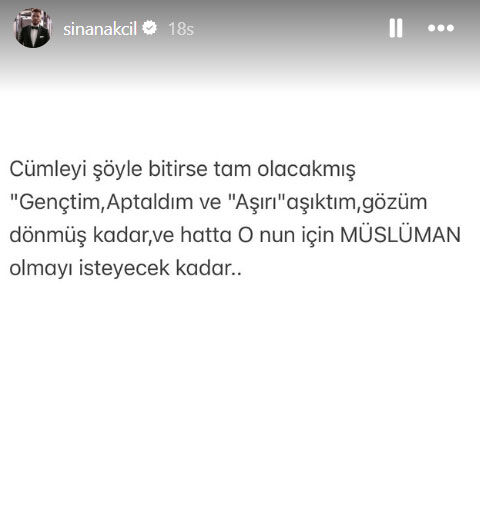 Sinan Akçıl, Otilia’nın “Genç ve aptaldım” açıklamasına sessiz kalmadı - 3. Resim