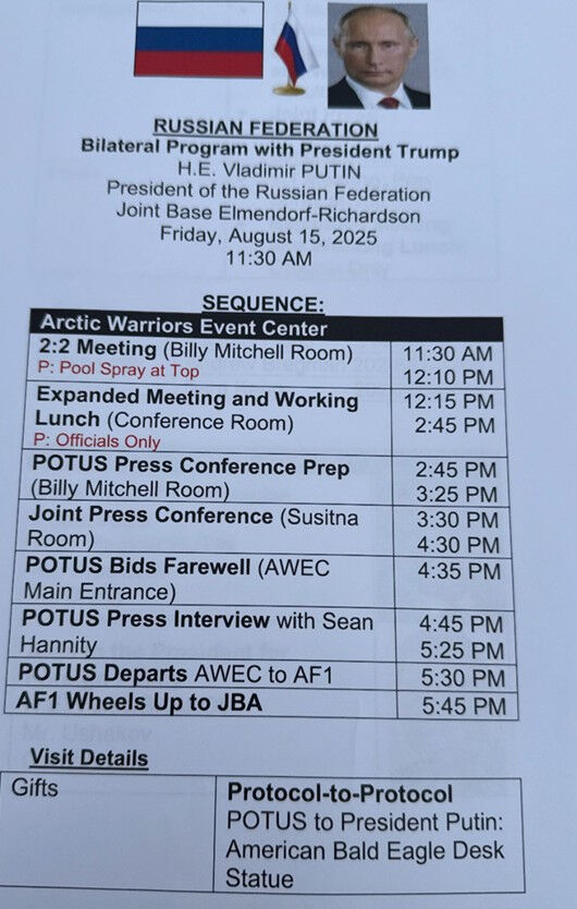 Trump ve Putin’in sırları otel yazıcısında unutulmuş! Gizli belgeler ortalığa saçıldı, program apar topar iptal edildi - 1. Resim