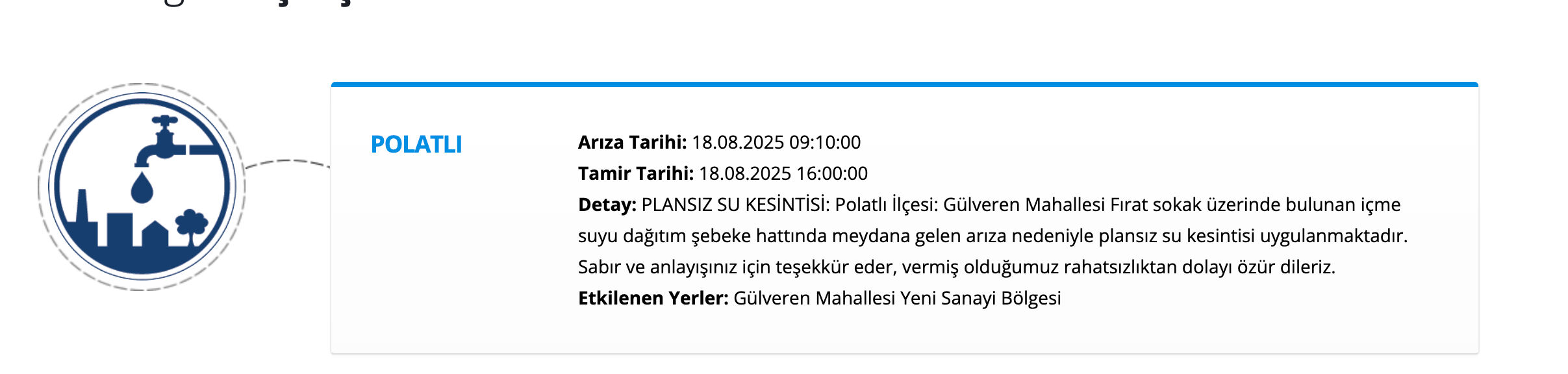 Ankara Çankaya, Dikmen su kesintisi: ASKİ duyurdu! 18 Ağustos Ankara'da sular ne zaman gelecek, saat kaçta? - 2. Resim