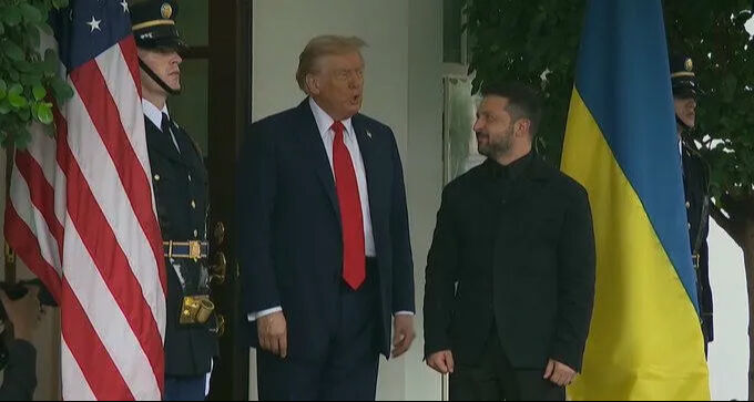 Beyaz Saray'da büyük gün! Zelenskiy ve Avrupalı liderler Beyaz Saray'da - 1. Resim