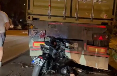 Bursa'da feci kaza! 20 yaşındaki motosiklet sürücüsü hayatını kaybetti - 1. Resim