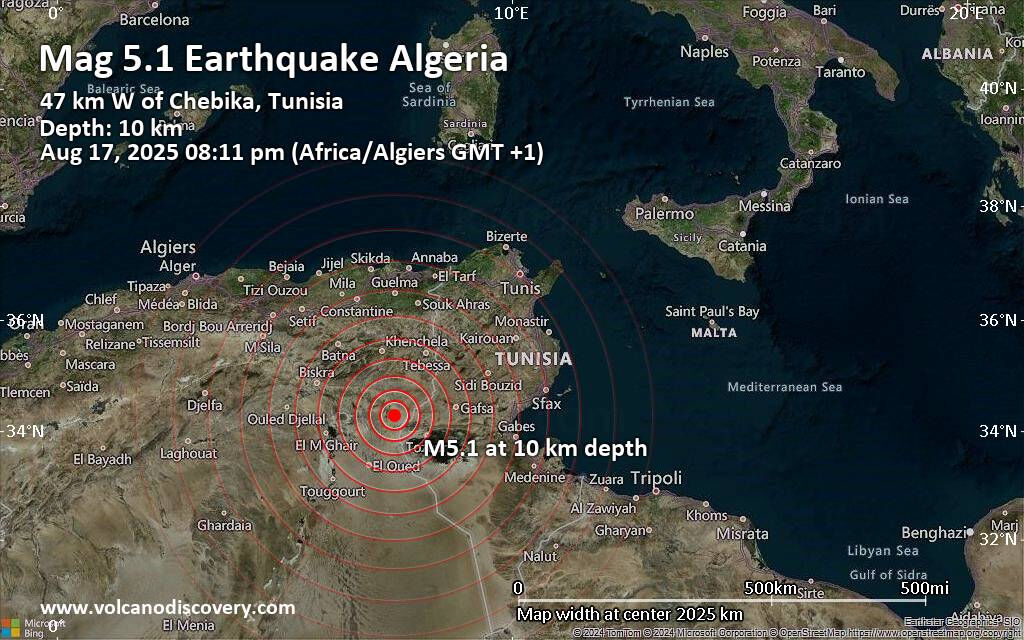 Cezayir'de deprem! 5.1 ile sarsıldılar - 1. Resim