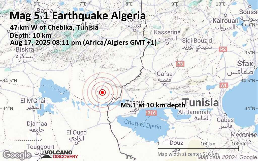 Cezayir'de deprem! 5.1 ile sarsıldılar - 2. Resim