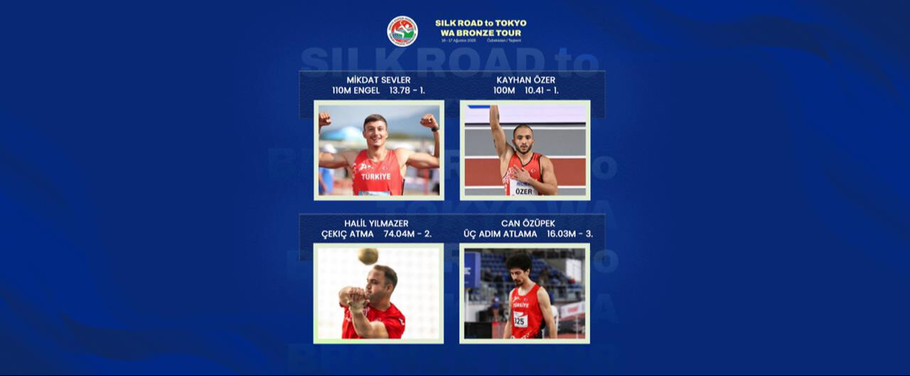 Milli atletlerden 2'si altın 4 madalya! Özbekistan'da zafer akşamı - 1. Resim